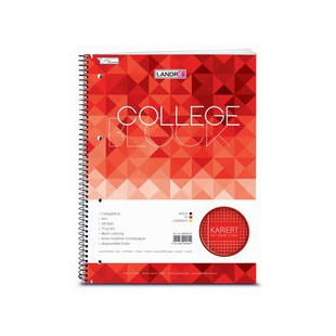 LANDRÉ collegeblock 'college' A4, quadrillé, 320 pages