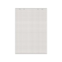 Lot de 10 : LANDRÉ Bloc paperboard, 20 feuilles, quadrillé, à plat