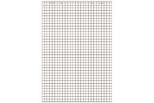 Lot de 10 : LANDRÉ Bloc paperboard, 20 feuilles, quadrillé, à plat