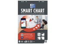 Lot de 3 : Oxford Bloc de conférence 'Smart Chart', autocollant