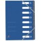 Oxford Trieur Top File+, A4, 8 compartiments, bleu