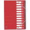 Oxford Trieur Top File+, A4, 12 compartiments, noir