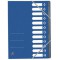Oxford Trieur Top File+, A4, 12 compartiments, bleu clair