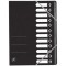 Oxford Trieur Top File+, A4, 12 compartiments, bleu clair