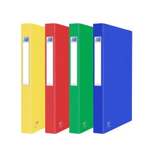 Oxford Classeur EUROFOLIO+, A4, carton, 2 anneaux, jaune