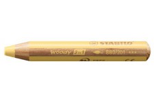 Crayon multi-talents STABILO woody 3 in 1 - rouge pastel