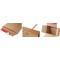 Lot de 10 : ColomPac Carton fond automatique, fermeture autocollante,A5+