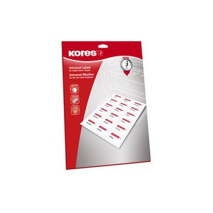 Kores Etiquette universelle, 105 x 48 mm, blanc