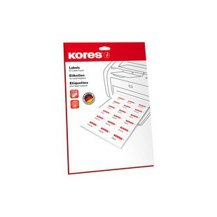 Kores Etiquette en film, 97,0 x 42,3 mm, transparent