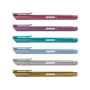 Kores Feutre Brush Tip Marker Metallic Style