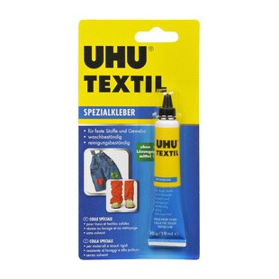 UHU Colle spéciale TEXTIL, sans solvant, 20 g dans un tube