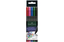 FABER-CASTELL Feutre pointe fine GRIP FINEPEN, étui de 10