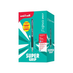 uni-ball Stylo roller encre gel SIGNO 207, VALUE PACK, noir