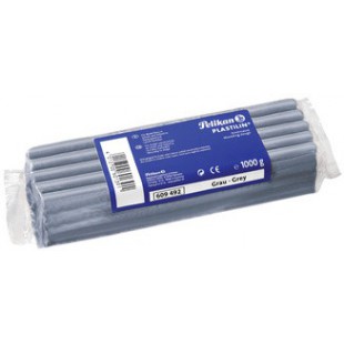 Pelikan Pâte à modeler de qualité plastilin, gris