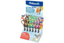 Pelikan griffix Ciseaux d'école, pointu, présentoir de 12