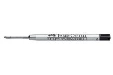 FABER-CASTELL Recharge grand volume F stylo à bille, noir