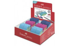 Lot de 24 : FABER-CASTELL Gomme plastique BICOLOR, assorti