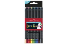 FABER-CASTELL Crayon de couleur Black Edition, étui de 50