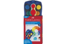 FABER-CASTELL Palette de peinture CONNECTOR, 12 couleurs