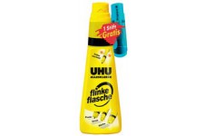 UHU Colle universelle flinke flache + surligneur edding