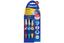 Pelikan griffix Set de pinceaux scolaires, 3 pièces