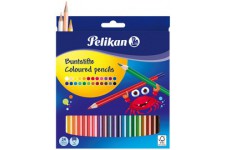 Pelikan Crayons de couleur standard, étui en carton de 24,