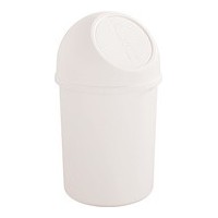 helit Poubelle 'the flip', 6 litres, gris lumière