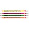 Lot de 12 : Kores Crayon à papier 'Grafitos Neon', degré de dureté: HB
