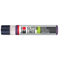 Marabu Peinture à effet Glitter-Liner, or rouge scintillant