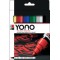 Marabu Feutre acrylique 'YONO', 0,5 - 1,5 mm, set de 6
