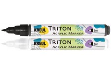 KREUL Marqueur acrylique TRITON Acrylic Marker fine, blanc