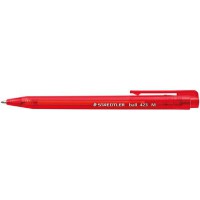STAEDTLER Stylo à bille rétractable ball 423 M, rouge