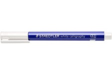 STAEDTLER Marqueur permanent metallic calligraphy, blanc