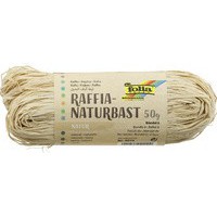 folia Raphia naturel, 50 g, gris