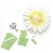 folia Sachets en papier fleurs DAISY LOVE