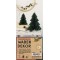 folia Décoration alvéolée CLASSIC XMAS TREE, set de 2