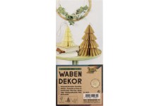 folia Décoration alvéolée HYGGE XMAS TREES, set de 2, S/M