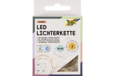 folia Guirlande lumineuse LED, fonctionne à pile, 20 LED