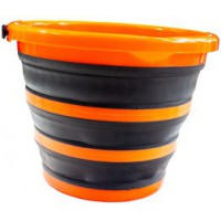 Garten PRIMUS Seau pliable, noir/orange