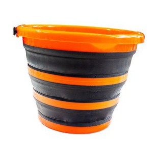 Garten PRIMUS Seau pliable, noir/orange