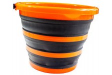 Garten PRIMUS Seau pliable, noir/orange