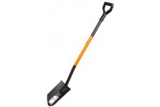 Bradas Bêche pointue, longueur : 1.250 mm, noir/orange