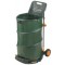 Bradas Chariot ramasse-feuilles multibin, pliable, 160litres