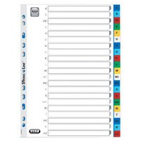 Oxford Intercalaires en plastique, A-Z, A4, en couleur, PP