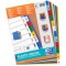 Oxford Intercalaires en plastique, A-Z, A4, en couleur, PP