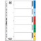 Oxford Intercalaires en plastique, A-Z, A4, en couleur, PP