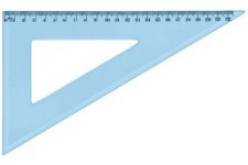 Wonday Equerre incassable, 60 degrés, 210 mm, bleu