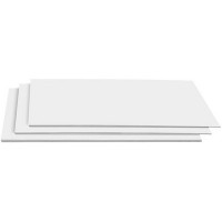 Lot de 40 : Wonday Carton mousse, dimensions: (L)500 x (P)650 mm, blanc