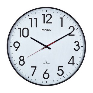 MAUL Horloge murale MAULclimb, diamètre: 470 mm, noir