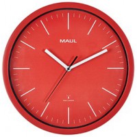 MAUL Horloge murale MAULjumb, diamètre: 305 mm, rouge